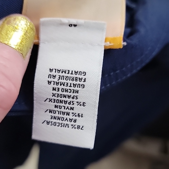 Ruby Rd. Navy Straight-Leg Pants - Picture 5 of 6